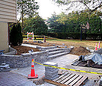 Retaining Wall Steps