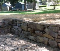 Stone Retaining Wall