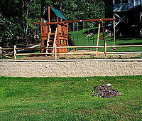 Yard Retaining Wall