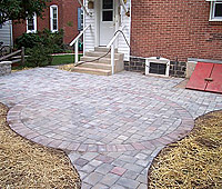 Circular Paver Patio