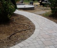 Stone Paver Walkway