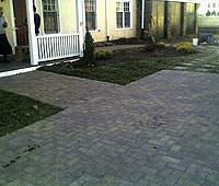 Backyard Paver Deck