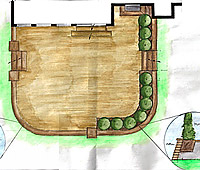 Landscape Design Sketch