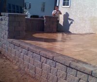 Retaining Wall Columns