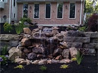 Landscape Design Waterfall